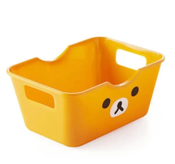 Hot Sale Storage Basket Student Desktop Snack Storage Box Plastic Cosmetic Storage Box Household Kitchen Sorting Box Makeup Box