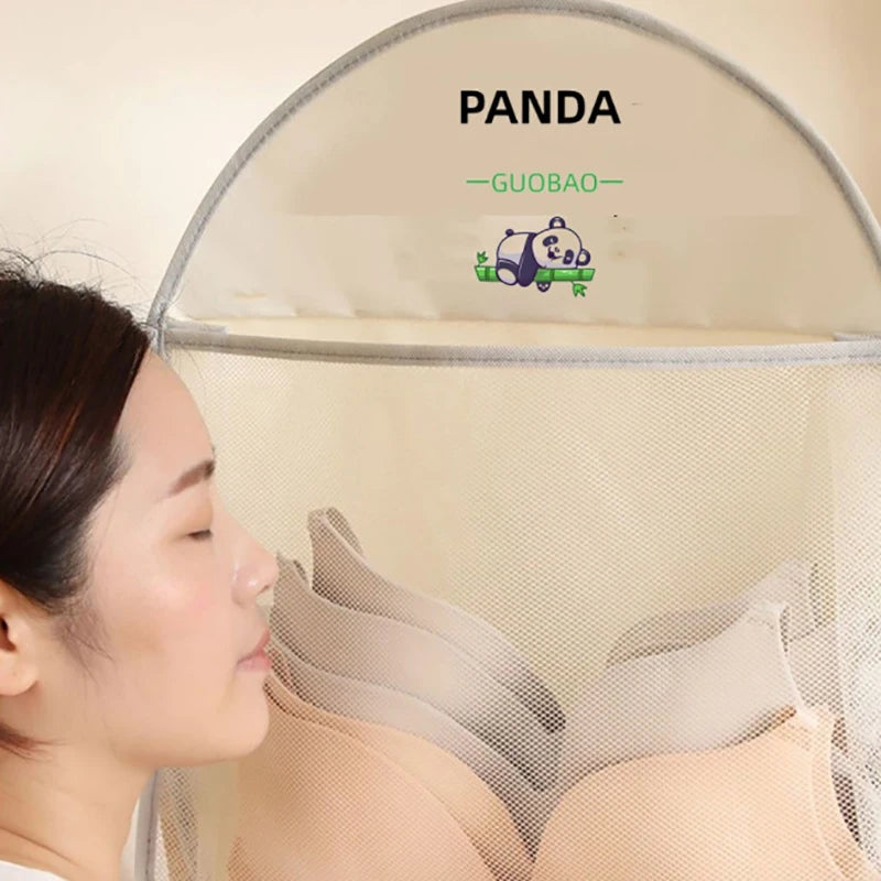 Large Capacity Storage Mesh Bag Storage Bag Reusable Vegetable Storage Net Bag Underwear Socks Storage Kitchen Hanging Mesh Bag