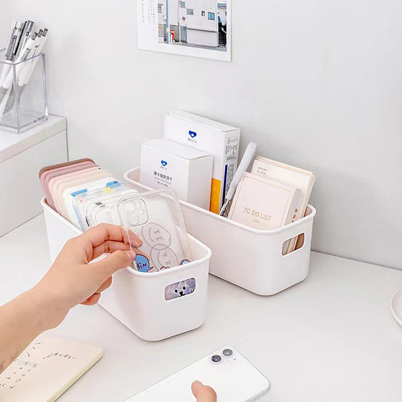 Multifunctional Desktop Storage Box Toiletries Cosmetic Sundries Plastic Storage Organization Box Drawer Organizer
