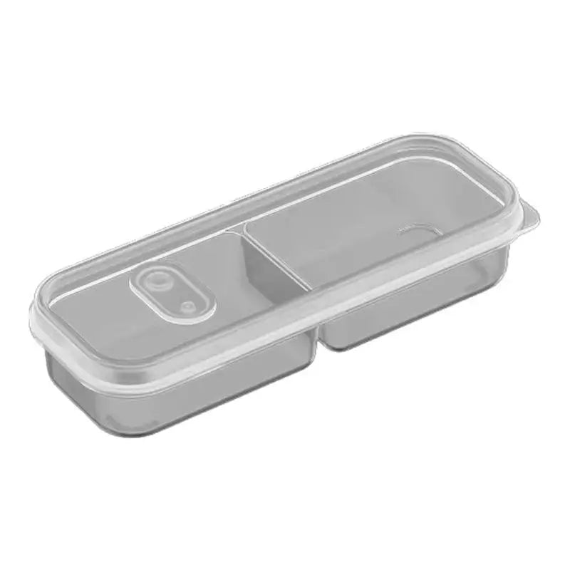 1/3PCS 2/3/6 Grids Refrigerator Storage Boxes With Holes Scallions Meat Fresh Box Food Container Cold Storage Crisper Sealed