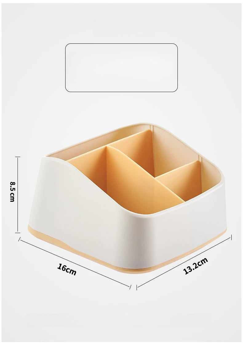 Desktop storage box, key, remote control, grid storage, desk stationery, sundries, cosmetics, desk sorting box