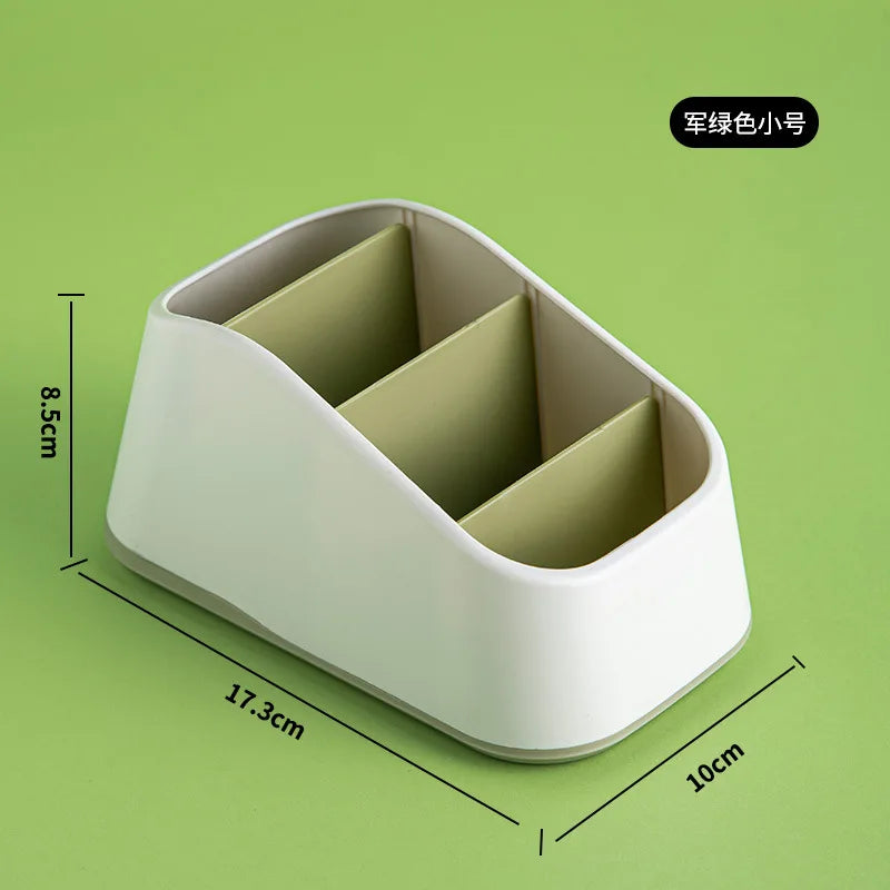 Desktop storage box, key, remote control, grid storage, desk stationery, sundries, cosmetics, desk sorting box