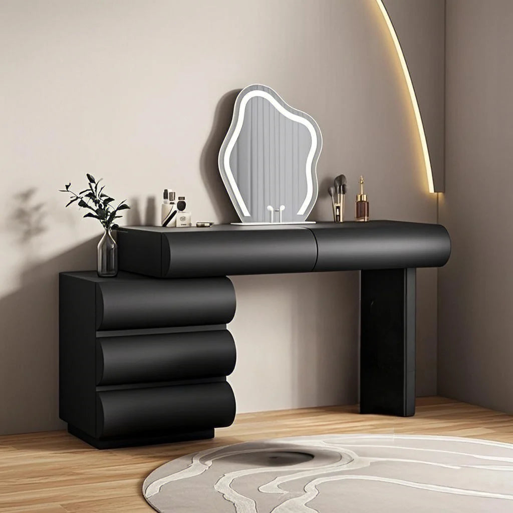 Luxury Bedroom Storage Cabinet Dressing Table Recamera Makeup Dressing Table Comfortable White Tocadores De Maquillaje Furniture