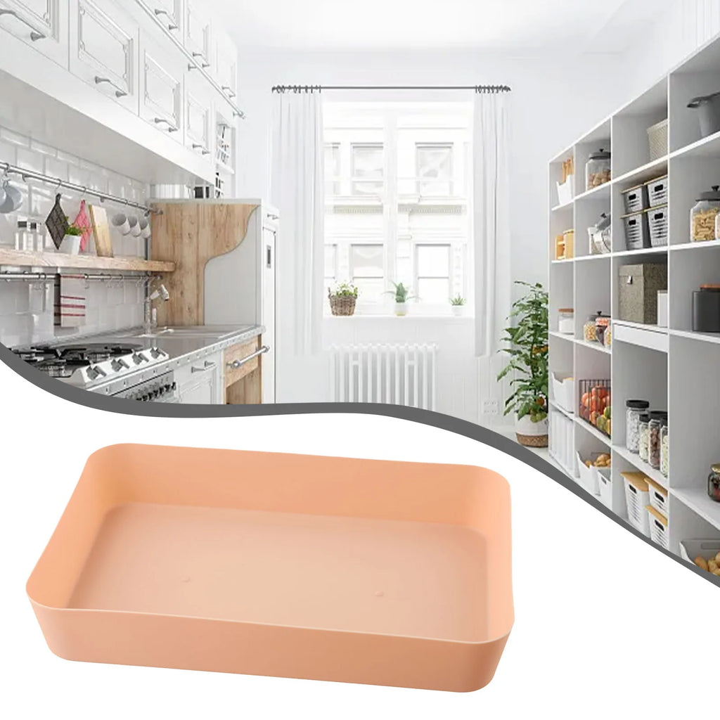 Storage Trays Drawer Partition Storage Box Kitchen Tableware Small Storage Box Multifunctional Cosmetics Sundries Storage Tray