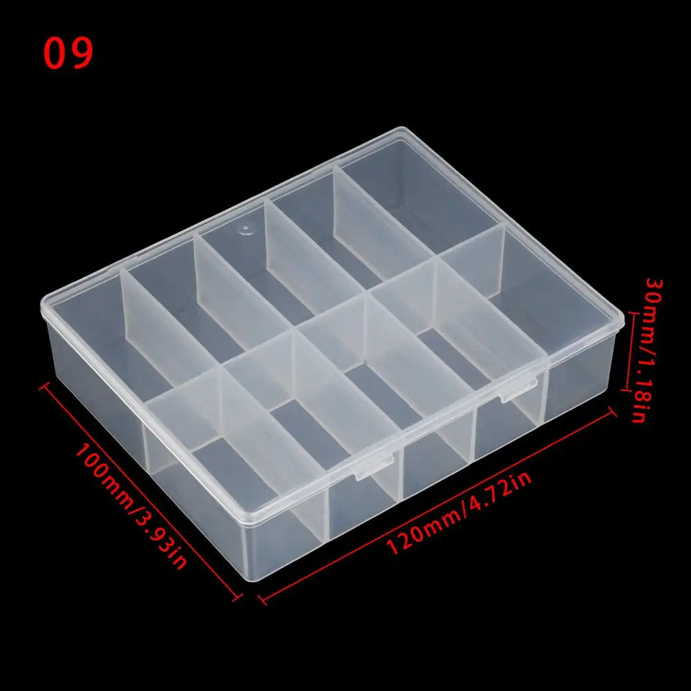 Small Plastic Home Organization 13 Styles Storage Box Jewelry Diamond Container Craft Bead Holder Pill Storage Supply