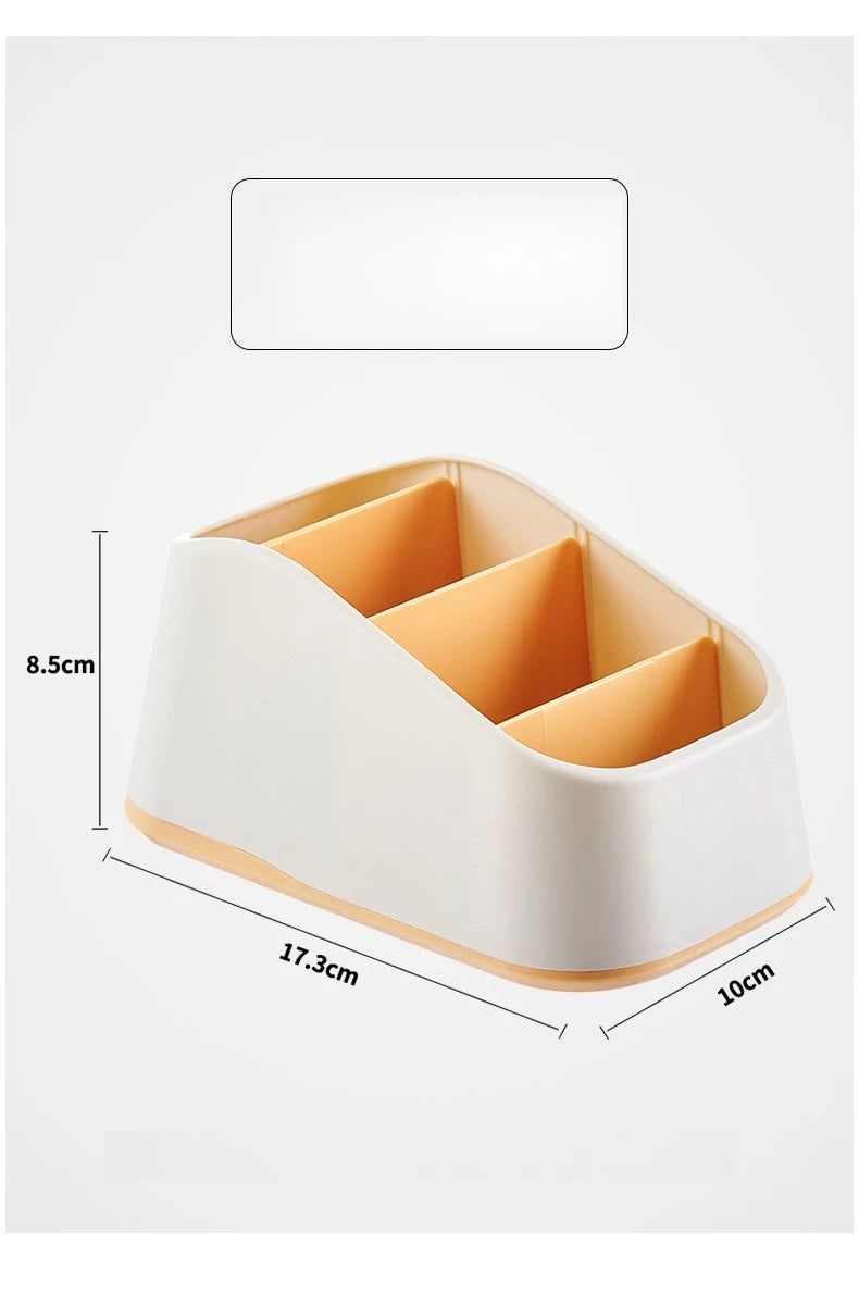 Desktop storage box, key, remote control, grid storage, desk stationery, sundries, cosmetics, desk sorting box