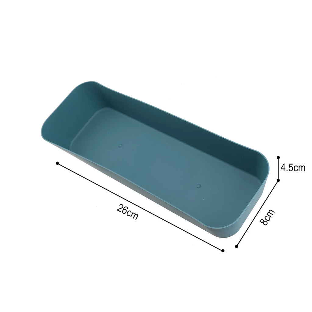 Storage Trays Drawer Partition Storage Box Kitchen Tableware Small Storage Box Multifunctional Cosmetics Sundries Storage Tray
