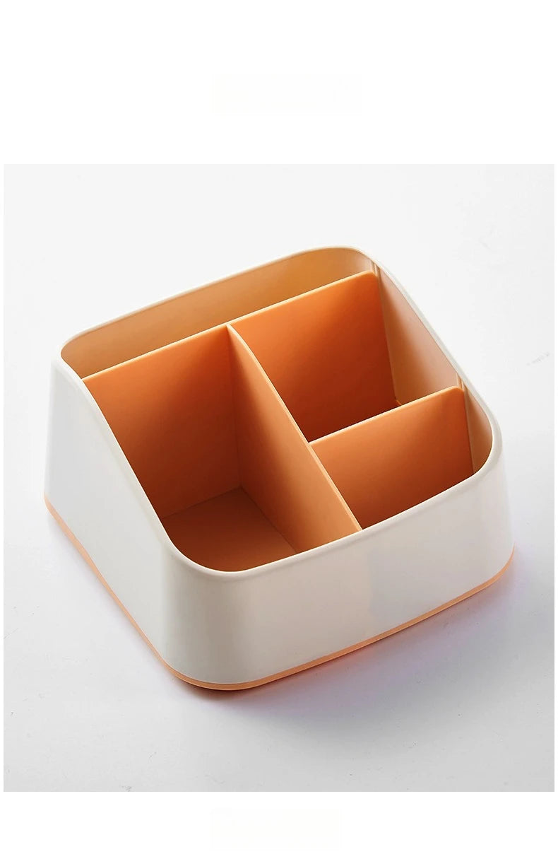 Desktop storage box, key, remote control, grid storage, desk stationery, sundries, cosmetics, desk sorting box
