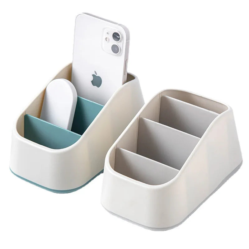 Desktop storage box, key, remote control, grid storage, desk stationery, sundries, cosmetics, desk sorting box