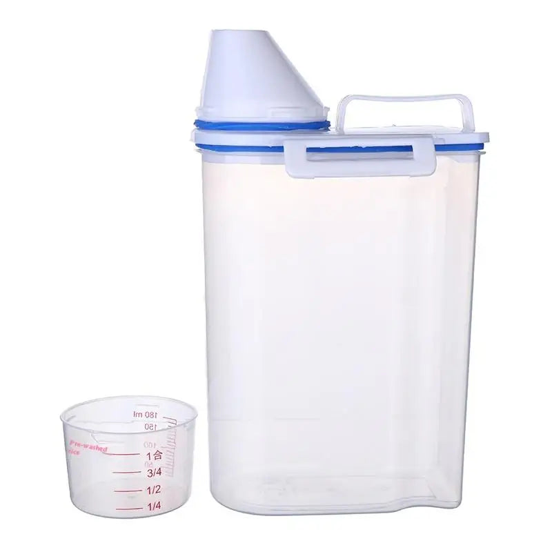 1/3/5PCS Moisture-Proof Grain Storage Jar Sealed Rice Bucket Pet Food Container Set Kitchen Storage Box For Dry Goods