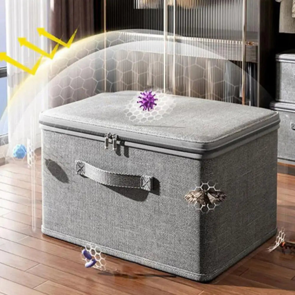 Large Storage Box with Lock Stackable Storage Container Secure with Handle Locking Organizing Bin Washable Shelf Baskets for