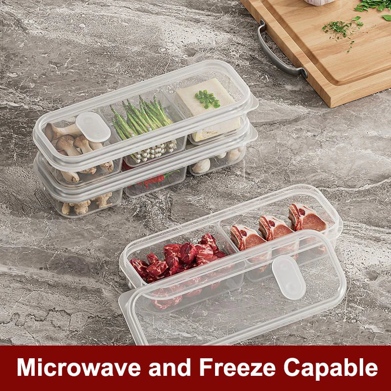 High-Capacity Food Storage Solution for Your Home; Ensures Freshness of Meat Vegetable in Refrigerator