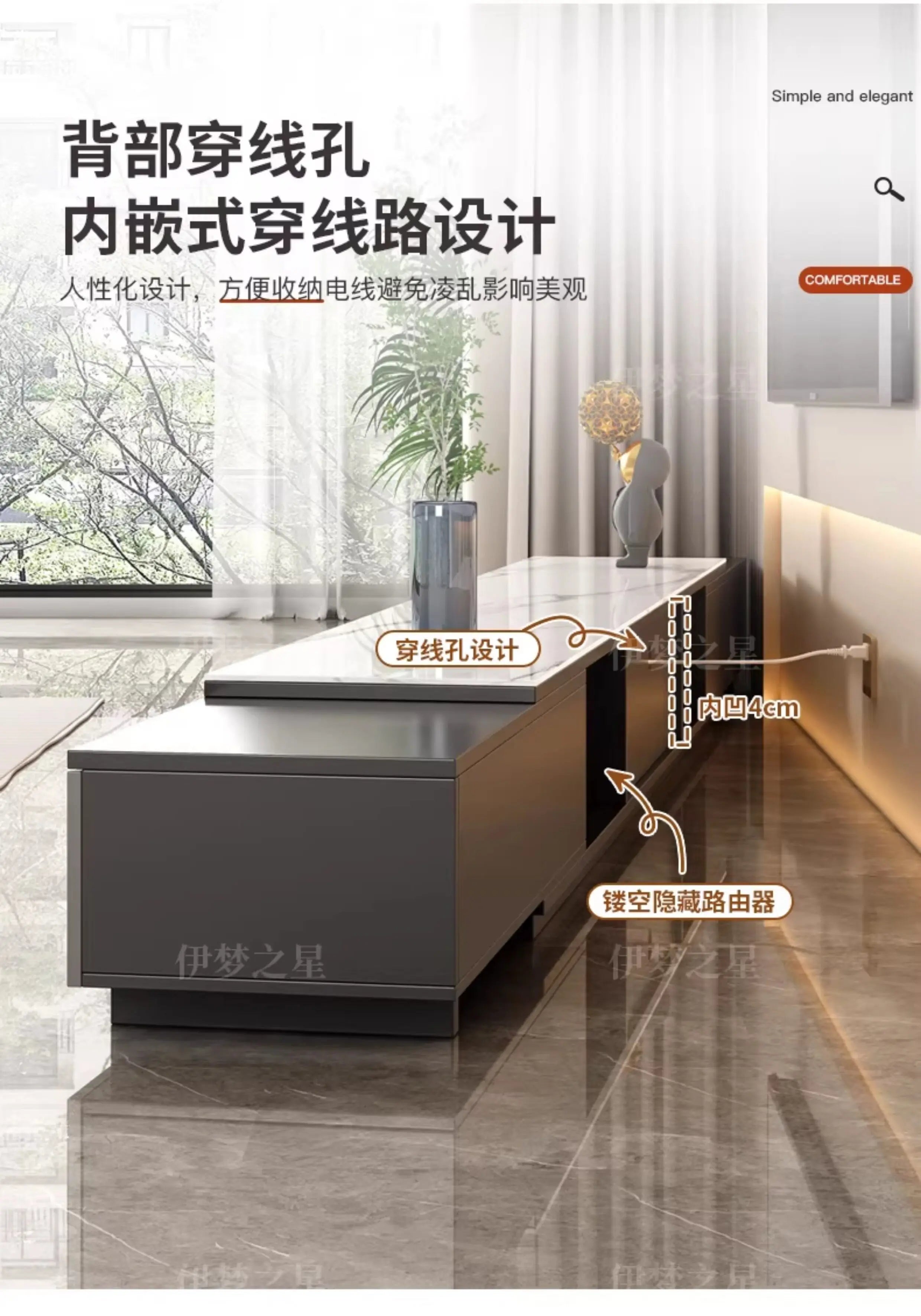 Storage Luxury Tv Cabinet Simple Showcase Display Corner Tv Cabinet Organizer Design Meuble Television Salon Home Accessories