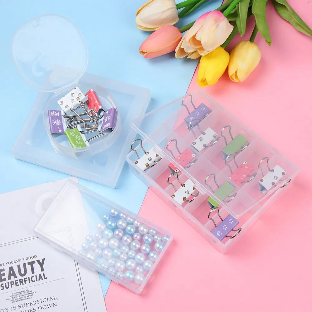 Small Plastic Home Organization 13 Styles Storage Box Jewelry Diamond Container Craft Bead Holder Pill Storage Supply