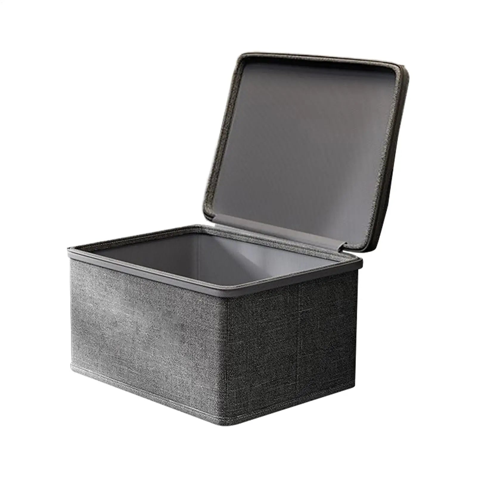 Large Storage Box with Lock Stackable Storage Container Secure with Handle Locking Organizing Bin Washable Shelf Baskets for