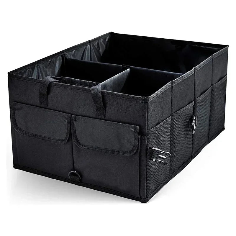 Car Boot Storage Box Large Capacity Interior Finishing Sundries Storage Box Oxford Cloth Foldable Interior Supplies Universal