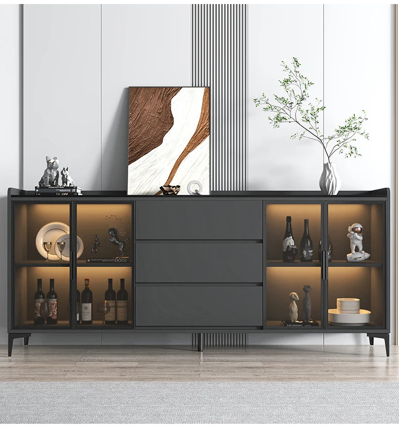 Storage Display Living Room Cabinets Trendy Organizer Drawer Aesthetic Living Room Cabinets Nordic Modern Vitrina Furniture