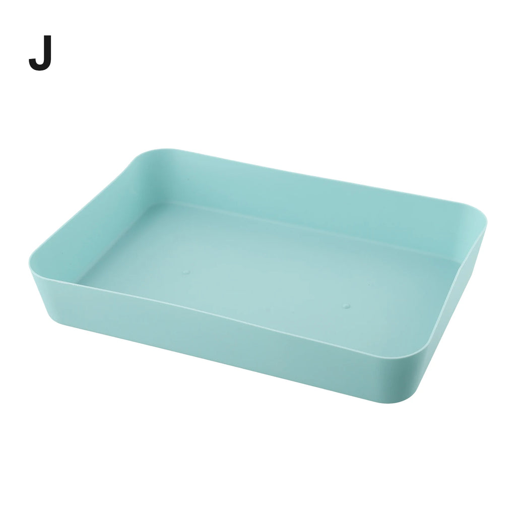 Storage Trays Drawer Partition Storage Box Kitchen Tableware Small Storage Box Multifunctional Cosmetics Sundries Storage Tray