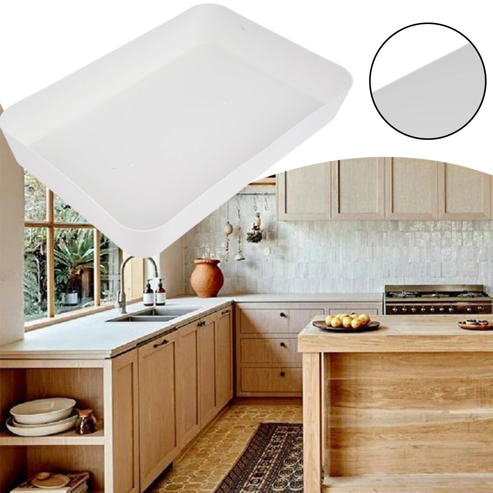 Storage Trays Drawer Partition Storage Box Kitchen Tableware Small Storage Box Multifunctional Cosmetics Sundries Storage Tray