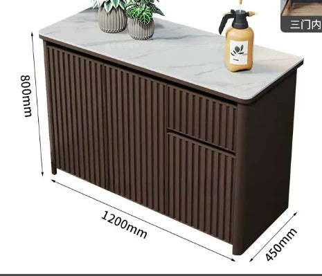 Outdoor aluminum alloy storage cabinet for balconies, patios, waterproof and sun-proof, suitable for storing miscellaneous items