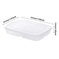 4 Grids Food Fruit Storage Box Portable Compartment Refrigerator Freezer Organizers Sub-Packed Meat Onion Ginger Clear Crisper