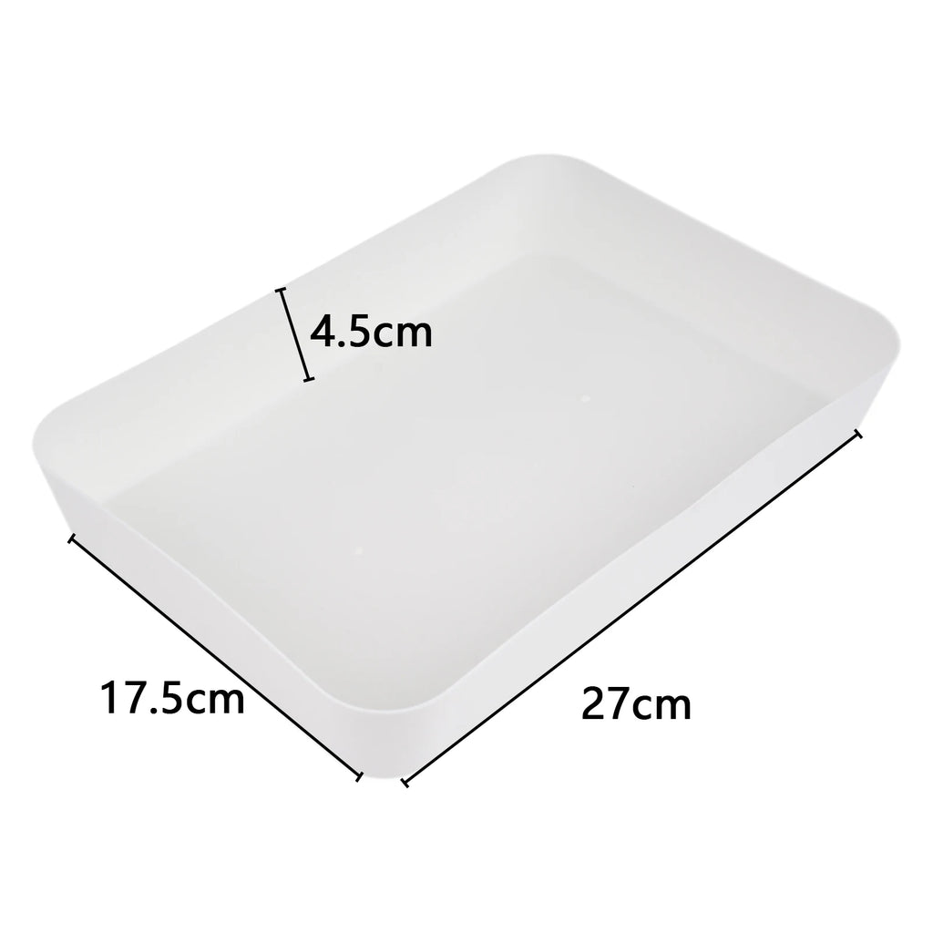 Storage Trays Drawer Partition Storage Box Kitchen Tableware Small Storage Box Multifunctional Cosmetics Sundries Storage Tray