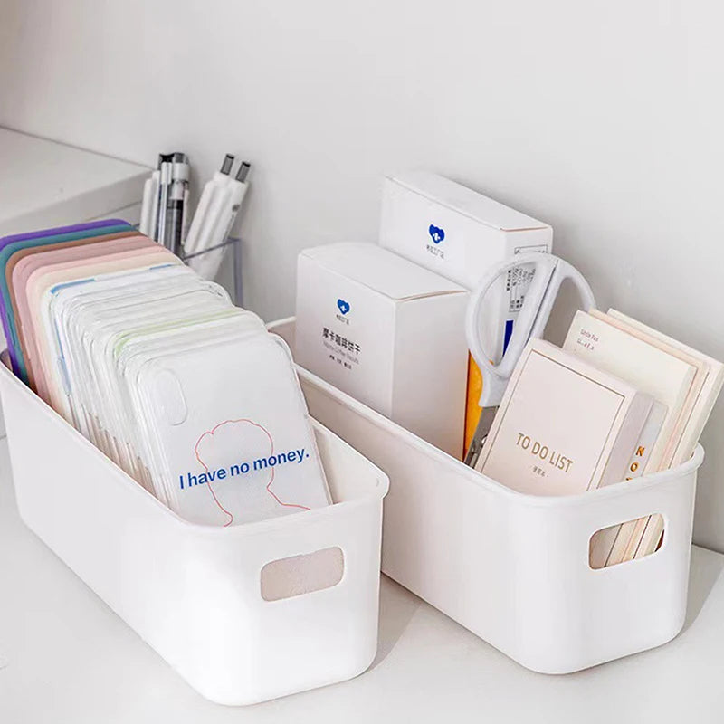 Multifunctional Desktop Storage Box Toiletries Cosmetic Sundries Plastic Storage Organization Box Drawer Organizer