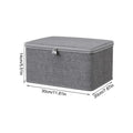 Large Storage Box with Lock Stackable Storage Container Secure with Handle Locking Organizing Bin Washable Shelf Baskets for