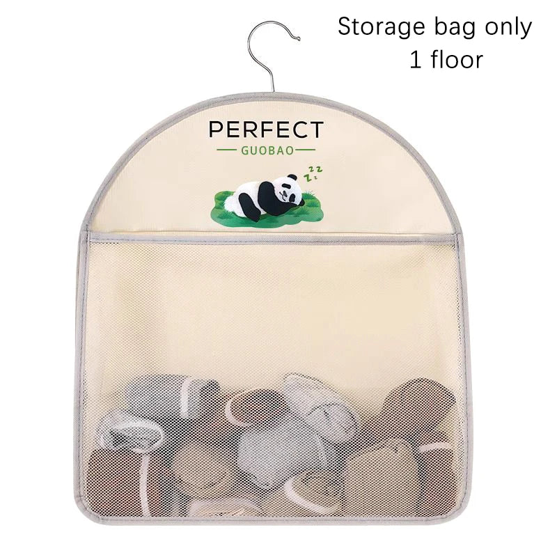 Large Capacity Storage Mesh Bag Storage Bag Reusable Vegetable Storage Net Bag Underwear Socks Storage Kitchen Hanging Mesh Bag