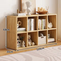 Solid Wood Floor-standing Storage Holders Unpainted Kindergarten Living Room Rack Strong Load-bearing Simple Modern Home Storage