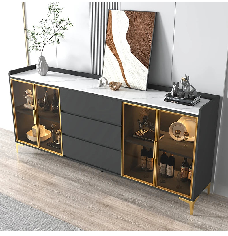 Storage Display Living Room Cabinets Trendy Organizer Drawer Aesthetic Living Room Cabinets Nordic Modern Vitrina Furniture