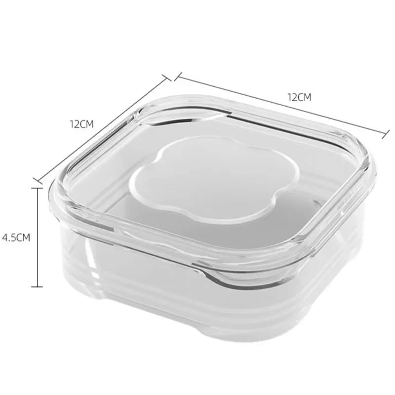 Food Fresh Box with Lid Refrigerator Storage Box Meat Vegetable Sealed Container Ginger Garlic Sub-Packed Boxes Kitchen Supplies