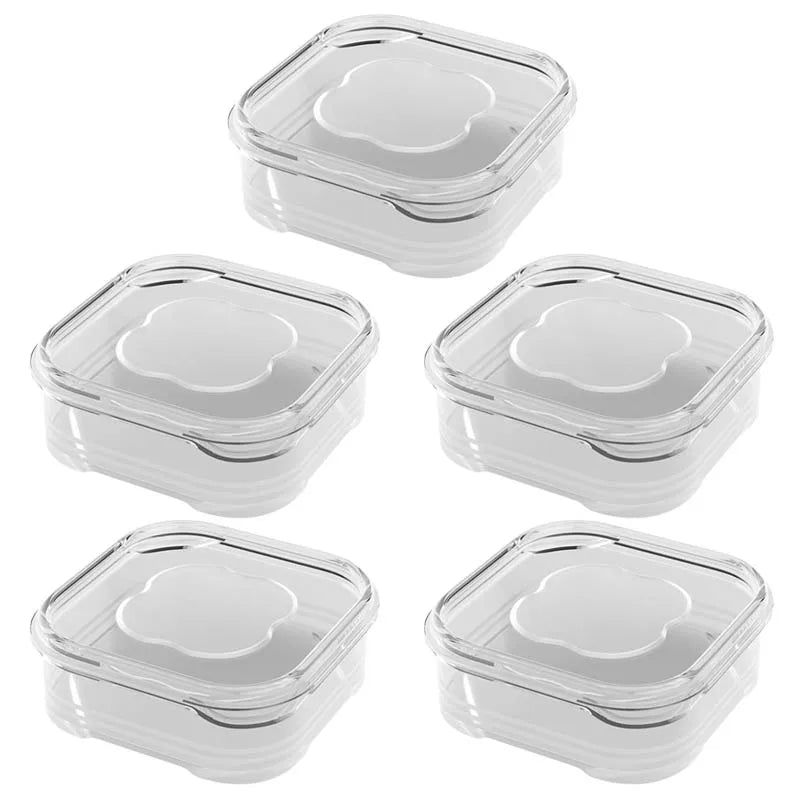 Food Fresh Box with Lid Refrigerator Storage Box Meat Vegetable Sealed Container Ginger Garlic Sub-Packed Boxes Kitchen Supplies