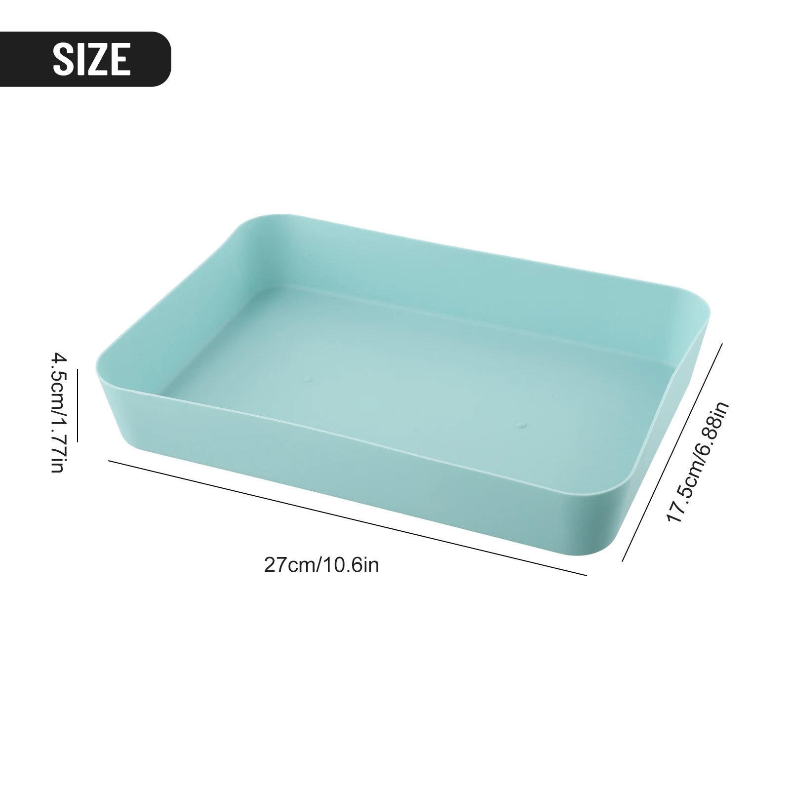 Storage Trays Drawer Partition Storage Box Kitchen Tableware Small Storage Box Multifunctional Cosmetics Sundries Storage Tray