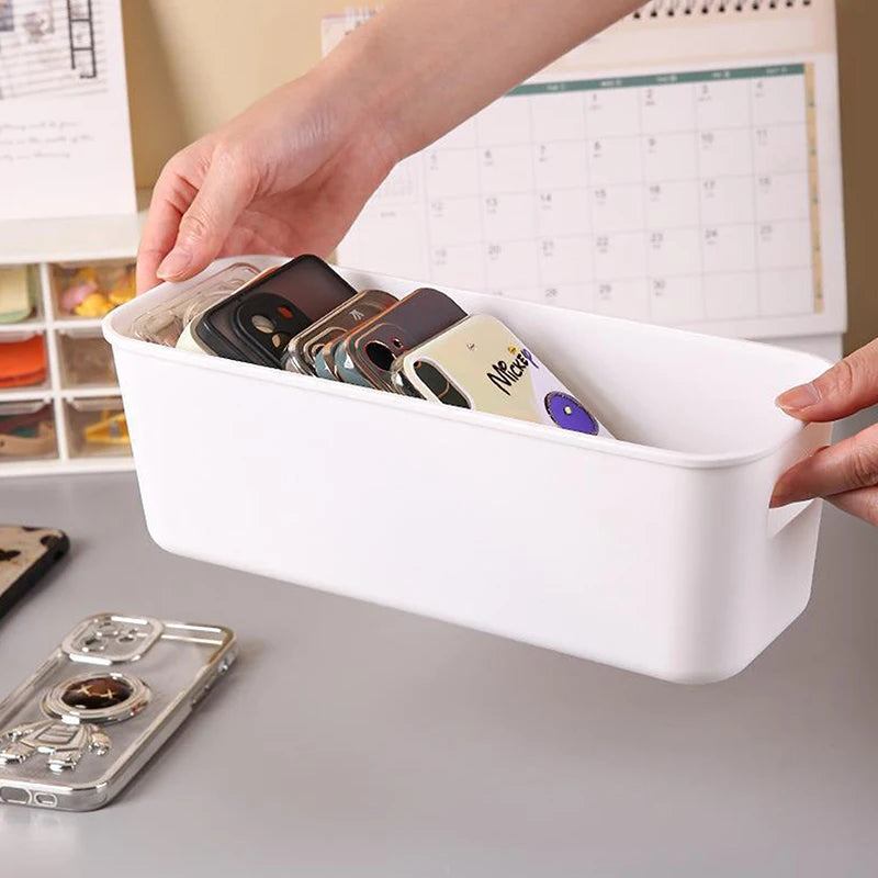 Multifunctional Desktop Storage Box Toiletries Cosmetic Sundries Plastic Storage Organization Box Drawer Organizer