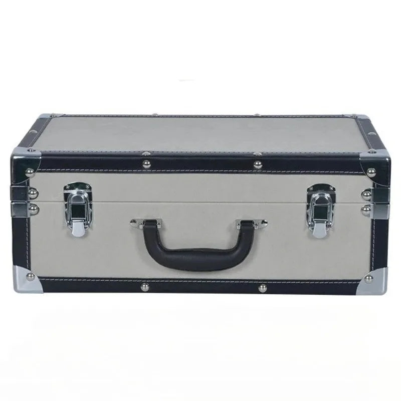 Large Capacity Storage Box Modern Handheld Organizer Storage Boxes Luxury Leather Organization Box Bedroom Storages Containers