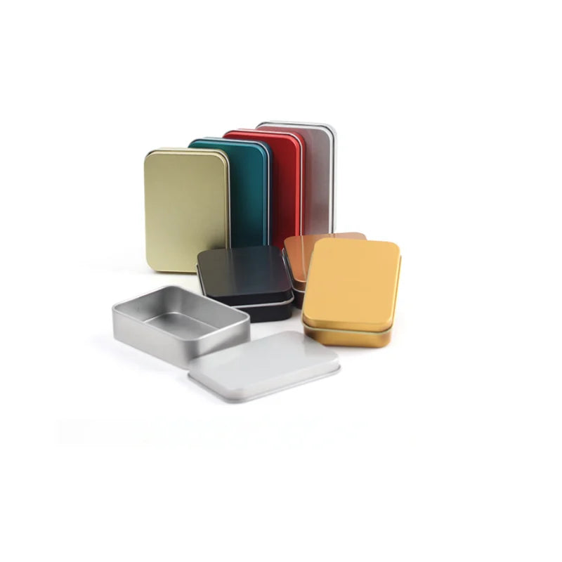 Mini Iron Box Storage Box Small Metal Jewelry Key Coin Metal Box Wedding Candy Storage Can Tobacco Small Iron Box