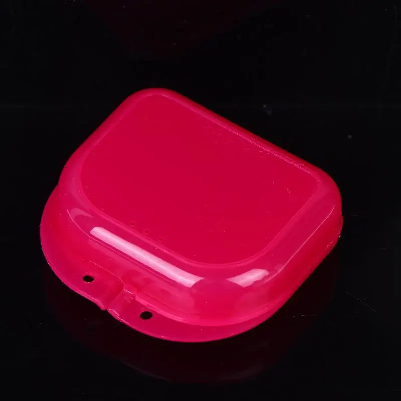 Denture Storage Box Dental Retainer Mouth Guard Container Plastic Oral Hygiene Supplies Tray Dental Appliance Case Oral Tools