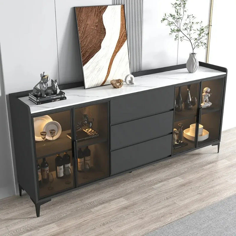 Storage Display Living Room Cabinets Trendy Organizer Drawer Aesthetic Living Room Cabinets Nordic Modern Vitrina Furniture