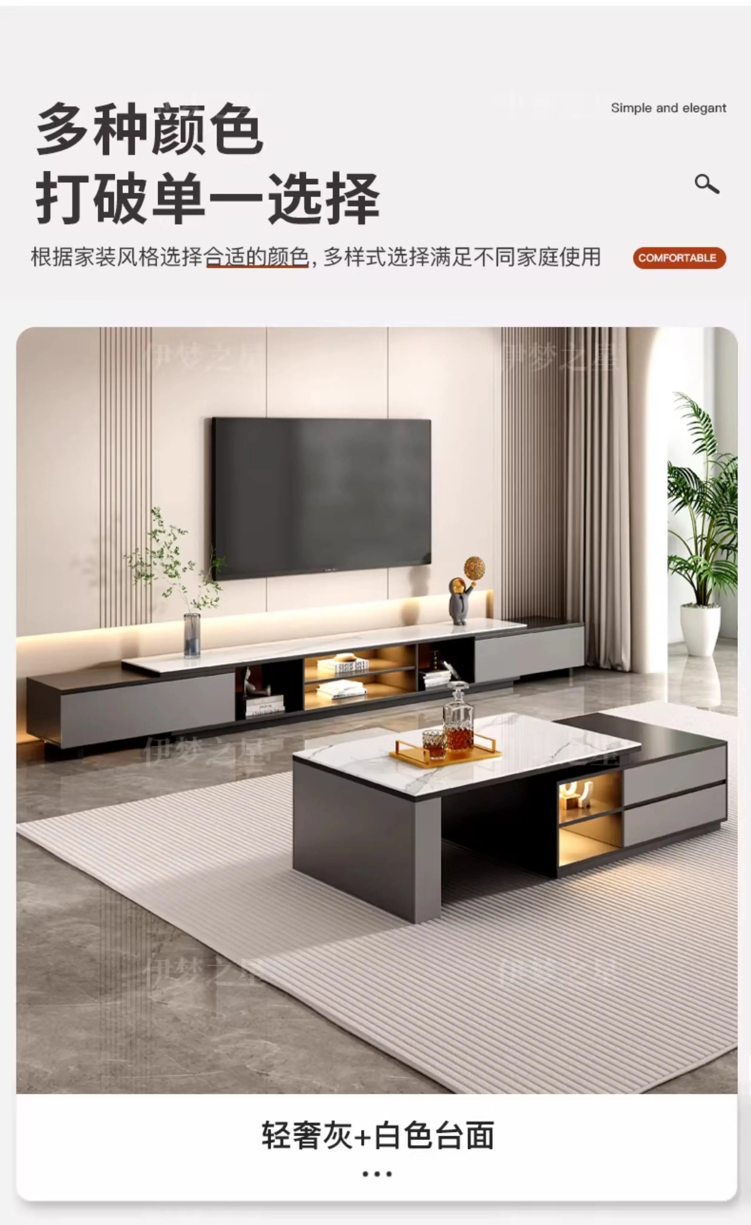 Storage Luxury Tv Cabinet Simple Showcase Display Corner Tv Cabinet Organizer Design Meuble Television Salon Home Accessories