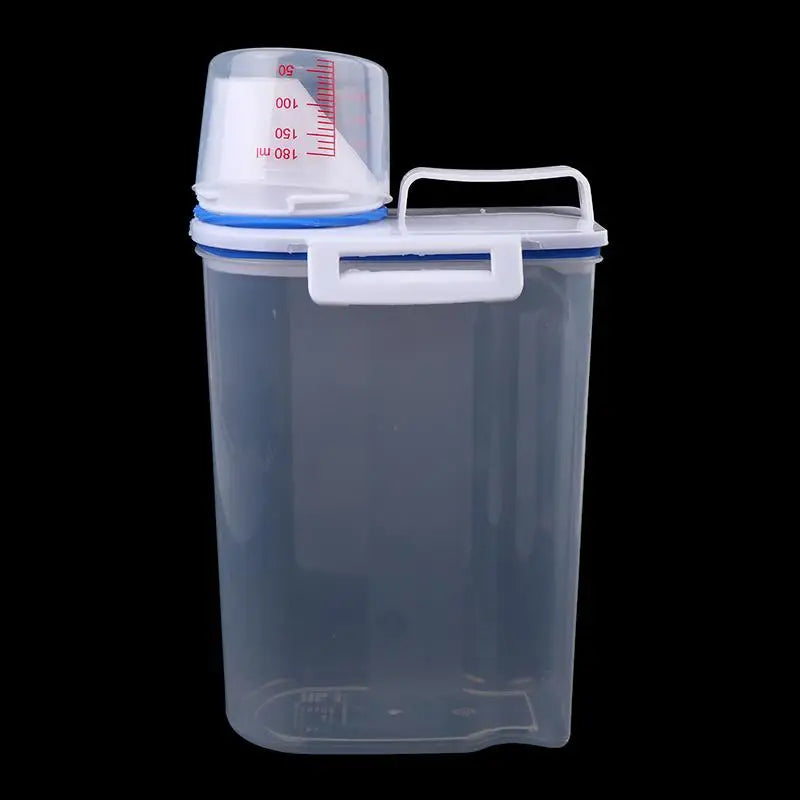 1/3/5PCS Moisture-Proof Grain Storage Jar Sealed Rice Bucket Pet Food Container Set Kitchen Storage Box For Dry Goods
