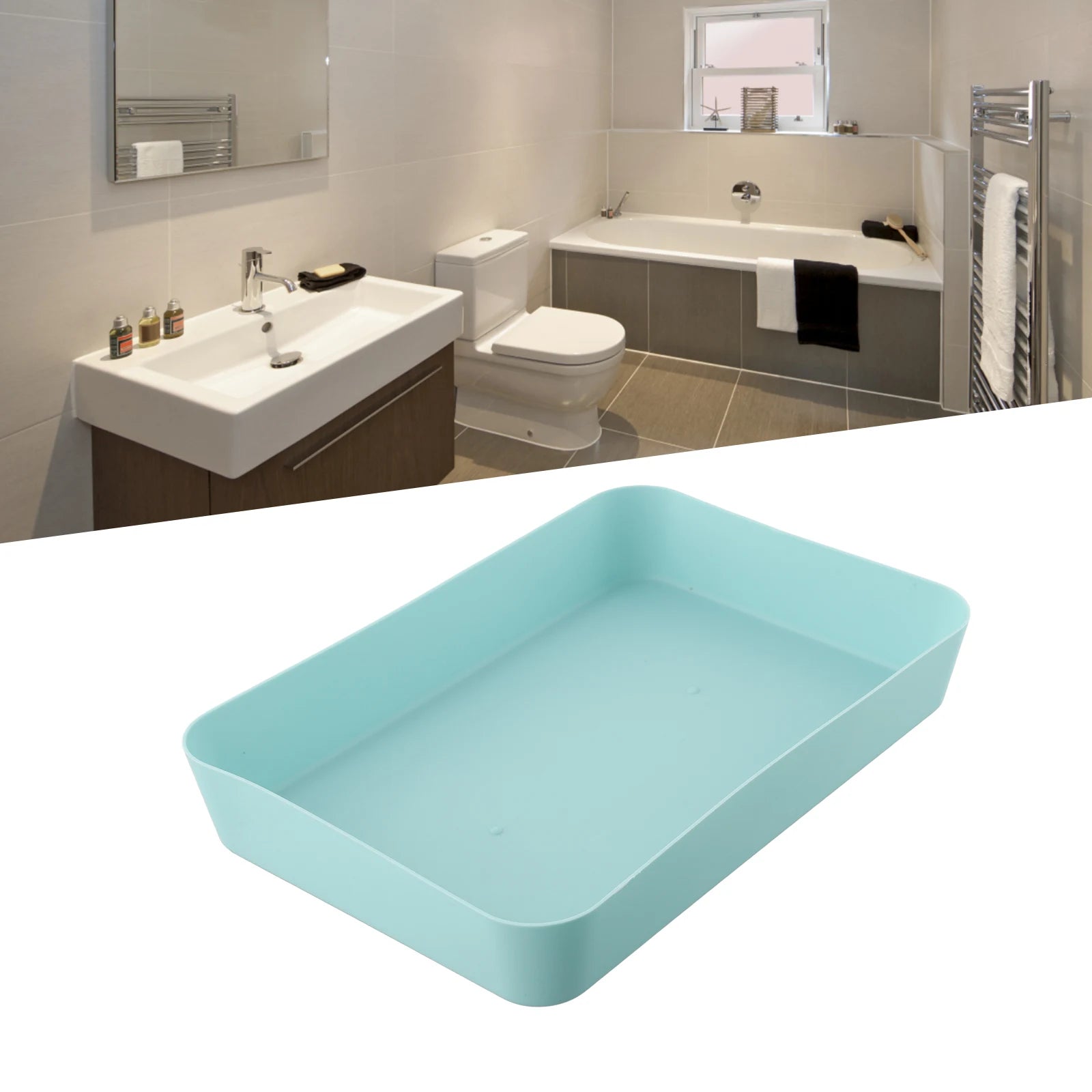 Storage Trays Drawer Partition Storage Box Kitchen Tableware Small Storage Box Multifunctional Cosmetics Sundries Storage Tray