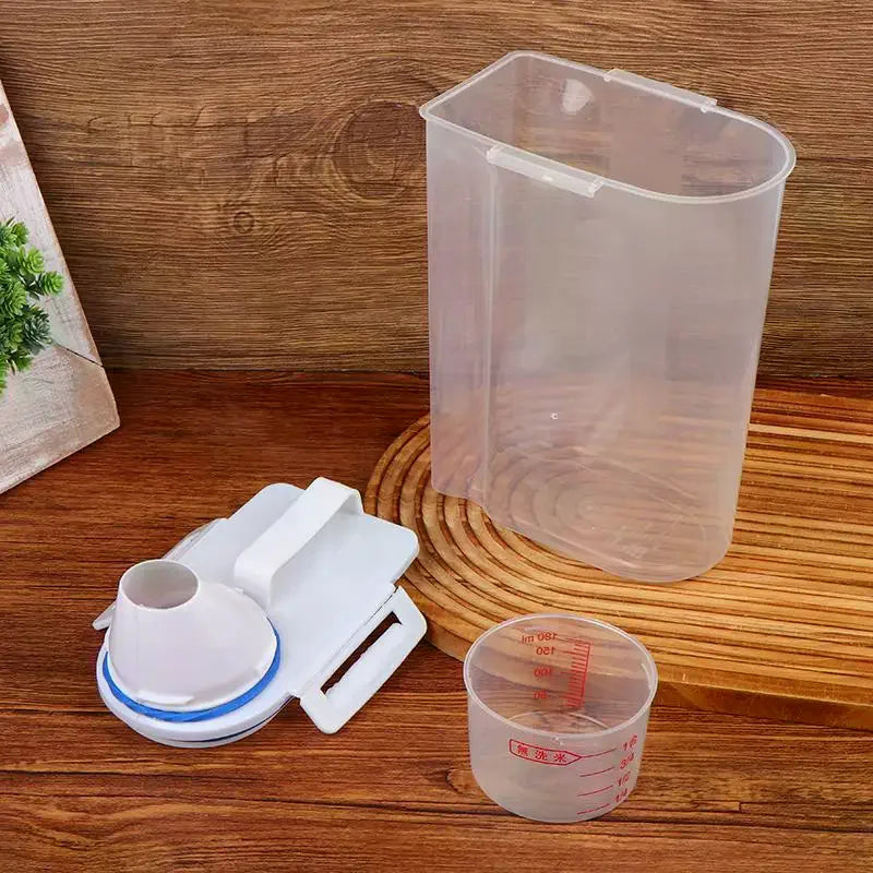 1/3/5PCS Moisture-Proof Grain Storage Jar Sealed Rice Bucket Pet Food Container Set Kitchen Storage Box For Dry Goods