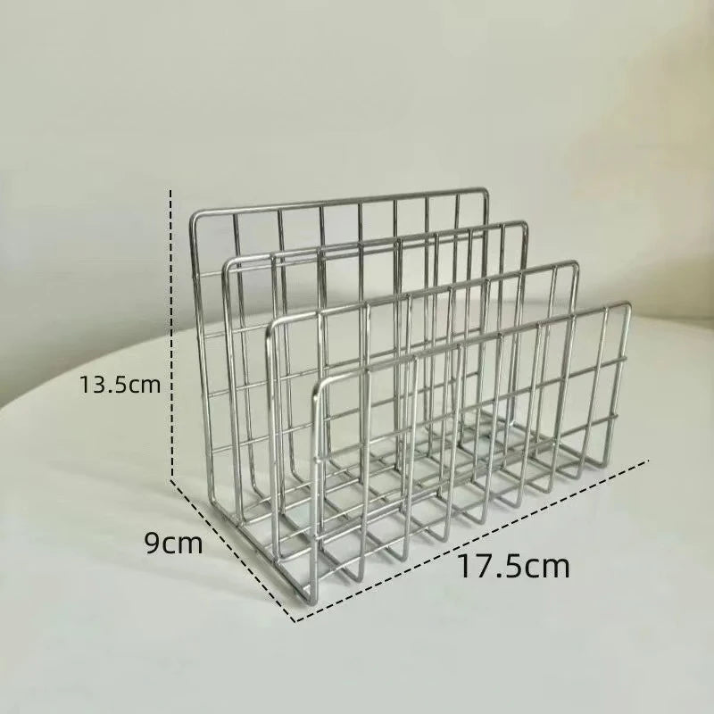 Modern desktop storage racks, bookshelf storage, modern magazine and newspaper storage boxes, book stands