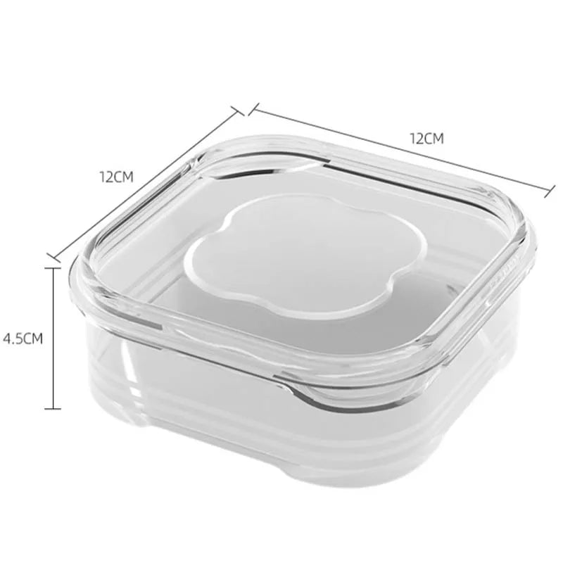 Food Fresh Box with Lid Refrigerator Storage Box Meat Vegetable Sealed Container Ginger Garlic Sub-Packed Boxes Kitchen Supplies