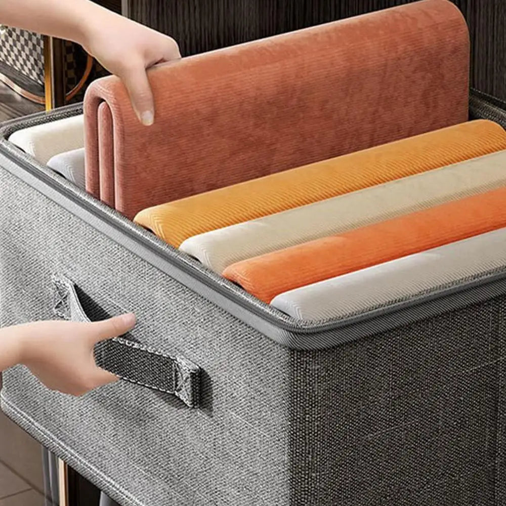 Large Storage Box with Lock Stackable Storage Container Secure with Handle Locking Organizing Bin Washable Shelf Baskets for
