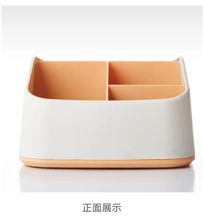 Desktop storage box, key, remote control, grid storage, desk stationery, sundries, cosmetics, desk sorting box