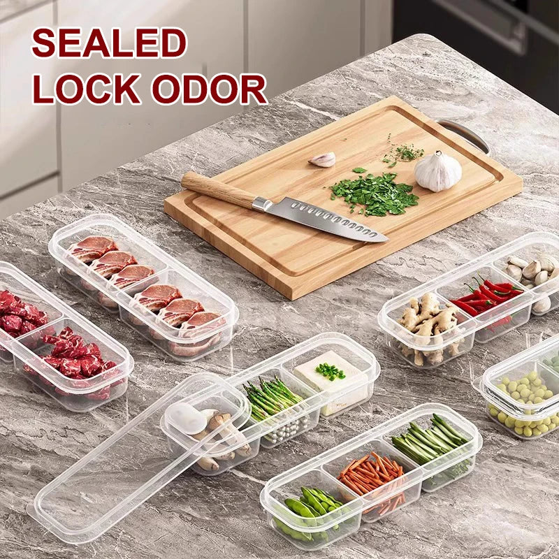 High-Capacity Food Storage Solution for Your Home; Ensures Freshness of Meat Vegetable in Refrigerator