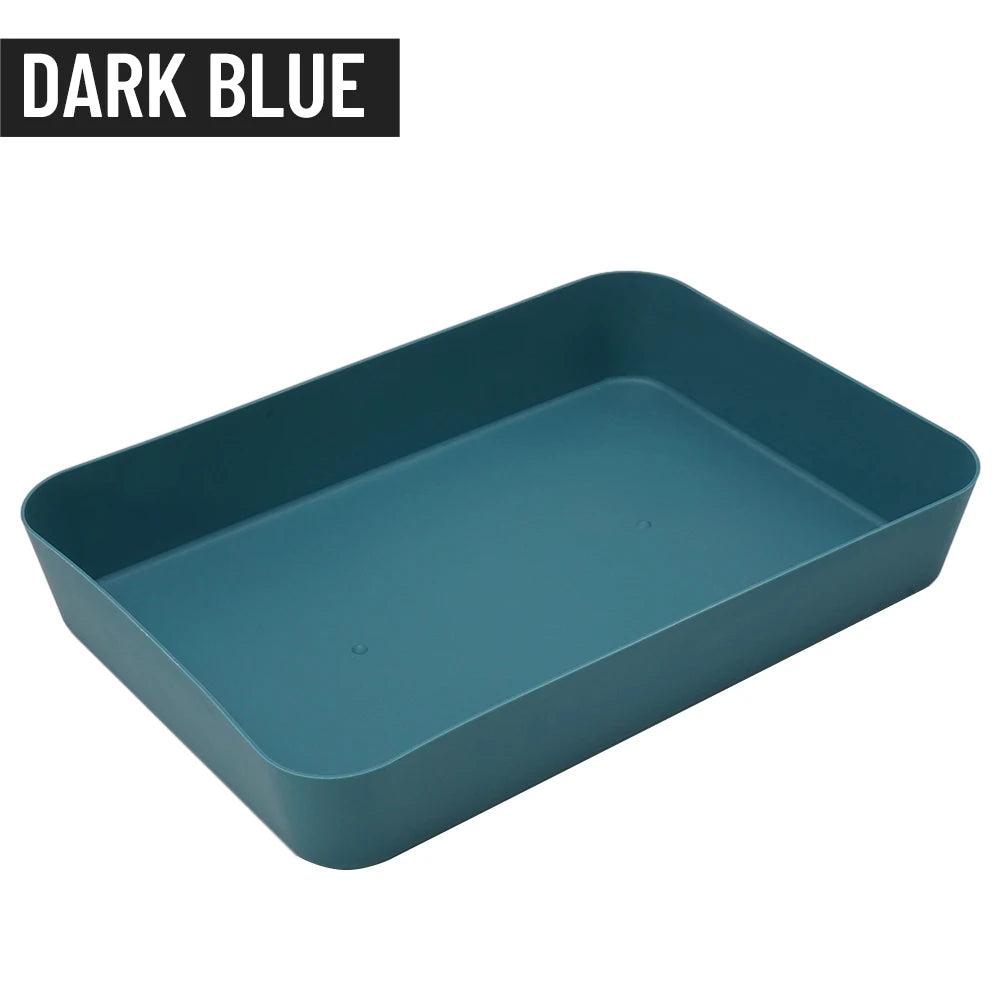 Storage Trays Drawer Partition Storage Box Kitchen Tableware Small Storage Box Multifunctional Cosmetics Sundries Storage Tray