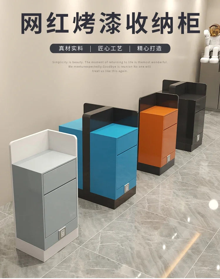 Storage Cabinet Dedicated Beauty Salon Modern Design Salon Trolley Barber Shop Taquilla Del Salón De Peluquería Salon Furniture